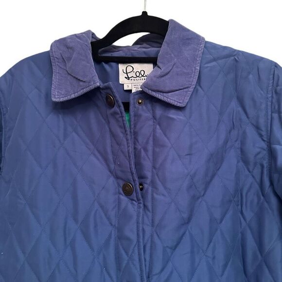 Lilly Pulitzer periwinkle snap front quilted jacket - size s - Picture 4 of 7